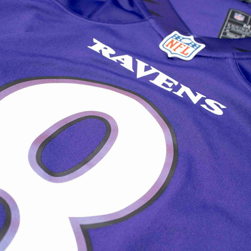 Lamar Jackson #8 Baltimore Ravens 2026 Game NFL Jersey Team Purple Taass for sale