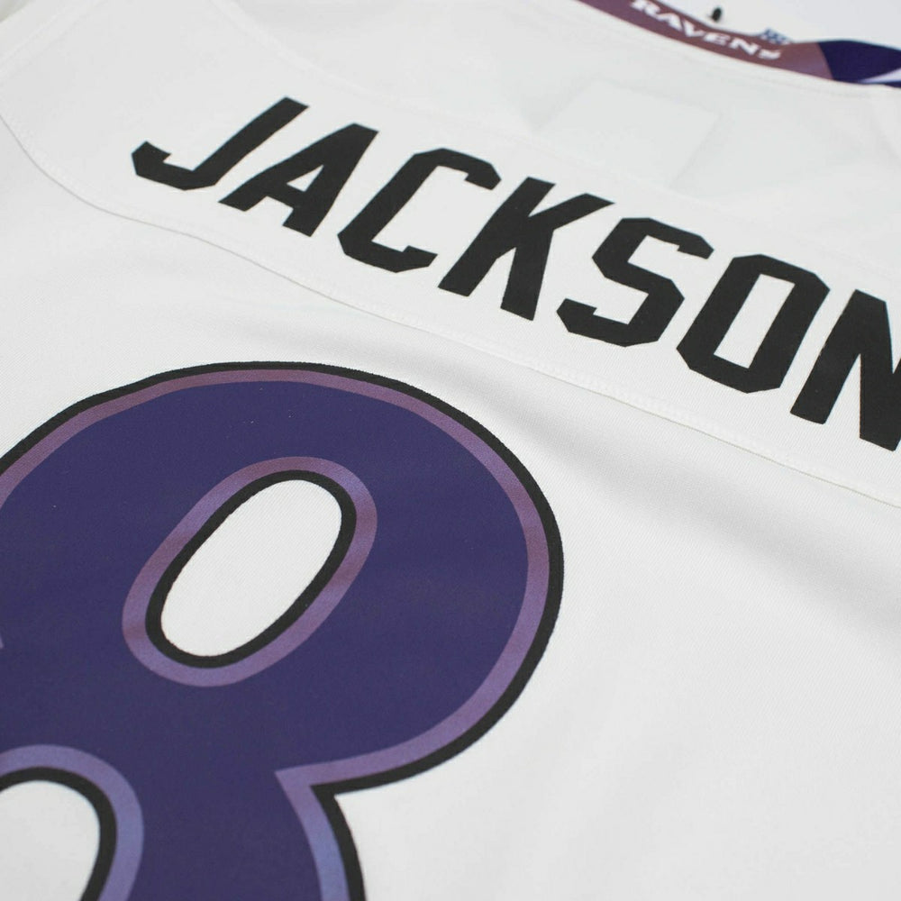 Lamar Jackson #8 Baltimore Ravens 2026 Game NFL Jersey White Taass US