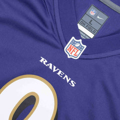 Lamar Jackson #8 Baltimore Ravens Game Youth NFL Jersey Purple (YOUTH) Taass sale