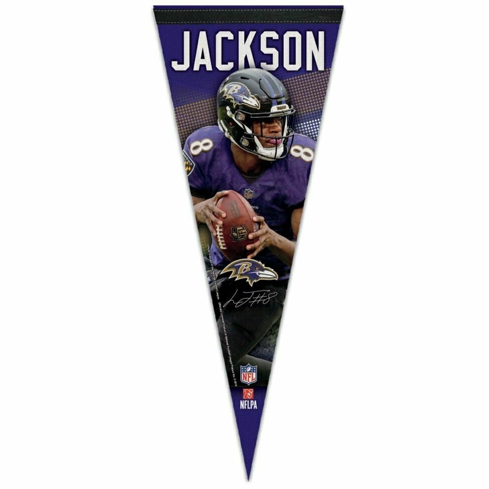 Lamar Jackson Baltimore Ravens Premium WinCraft NFL Pennant Classic