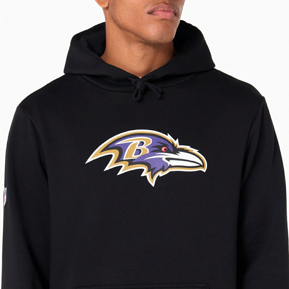 Baltimore Ravens Logo Hoodie NFL Sweatshirt Black Taass for sale