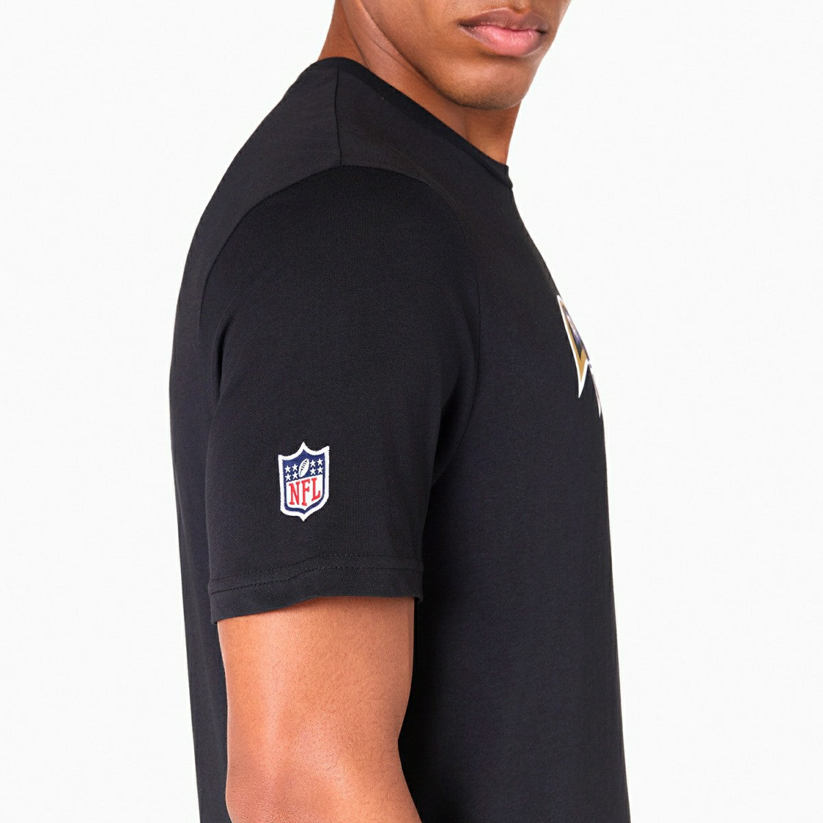 Baltimore Ravens Team Logo Football NFL T-Shirt Black Taass US