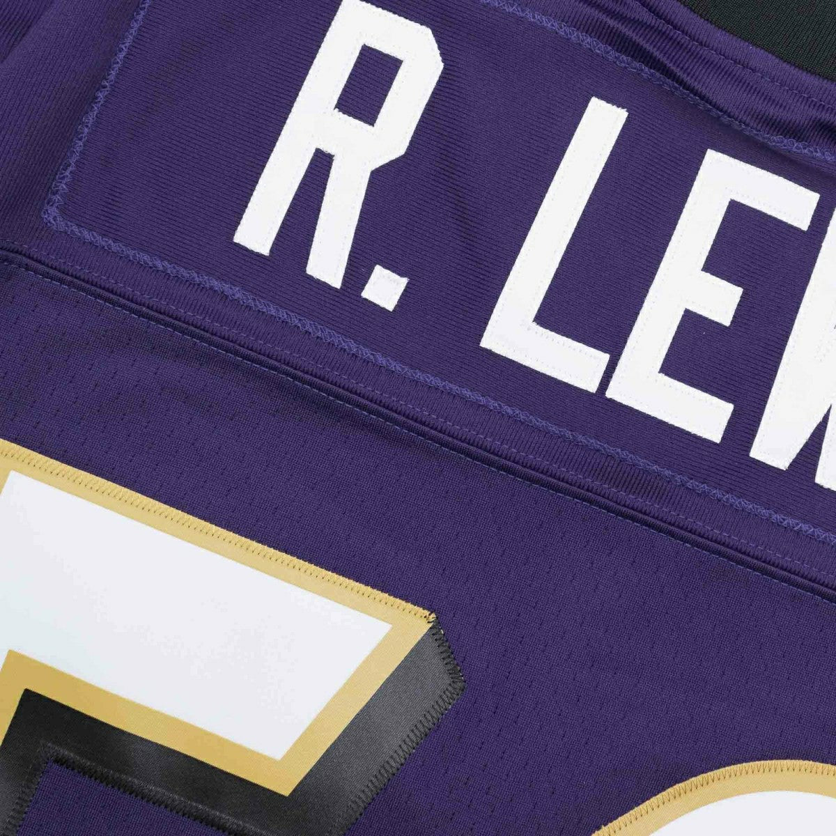 Ray Lewis #52 Baltimore Ravens Mitchell & Ness Throwback NFL Jersey Purple Classic