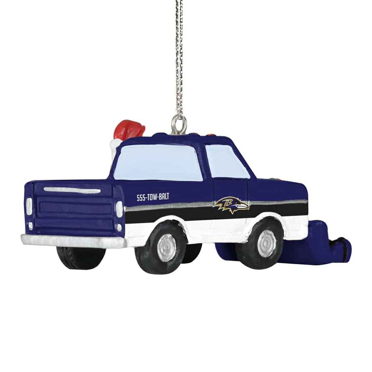 Baltimore Ravens NFL Snow Plow Truck Christmas Ornament Taass US