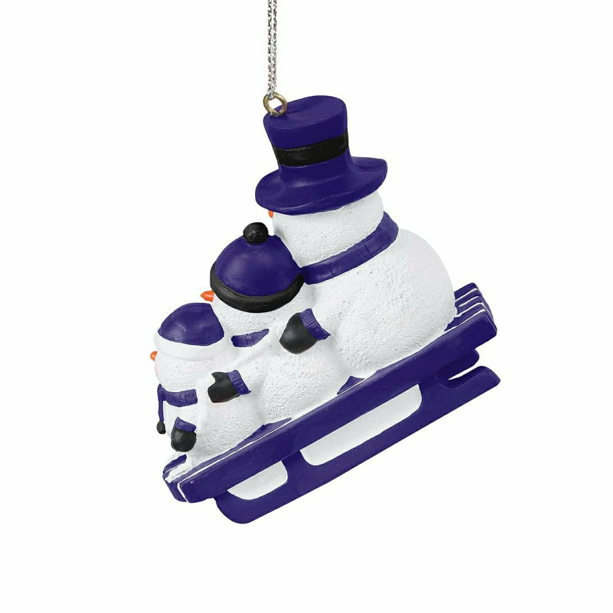 Baltimore Ravens NFL Sledding Snowmen Christmas Ornament Classic