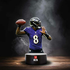 Lamar Jackson Baltimore Ravens NFLPA LED Sign Lifestyle