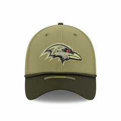 Baltimore Ravens 2025 NFL Salute to Service 39THIRTY Flex Cap Olive Taass US