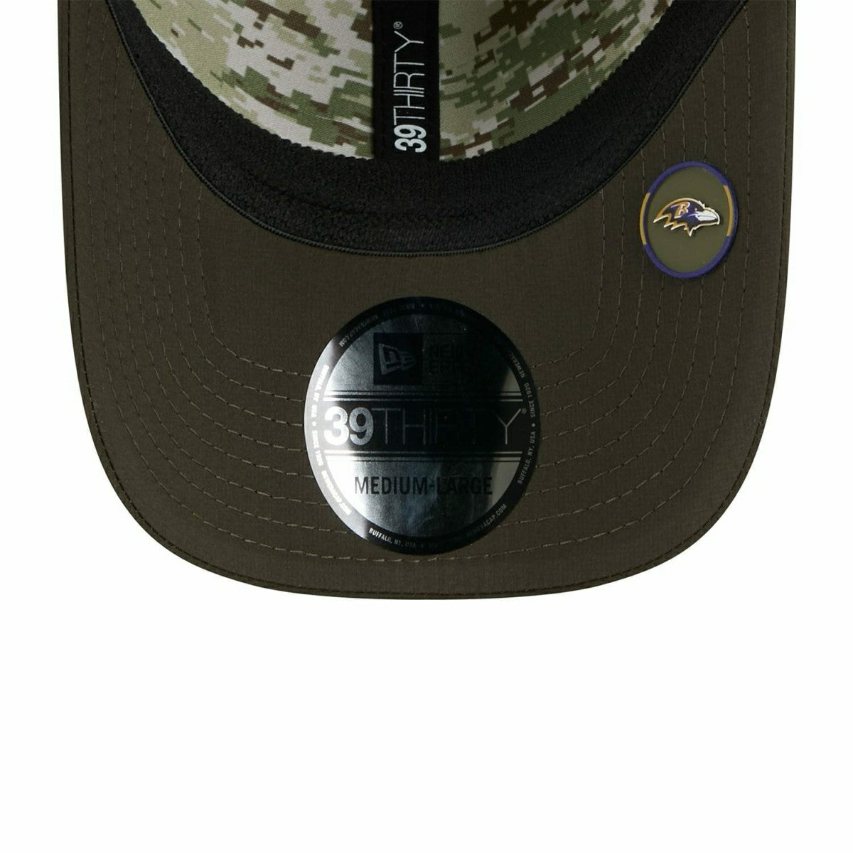 Baltimore Ravens 2025 NFL Salute to Service 39THIRTY Flex Cap Olive Taass US