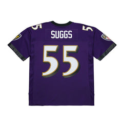 Terrell Suggs #55 Baltimore Ravens 2003 Legacy Throwback NFL Jersey Purple Taass US