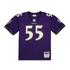 Terrell Suggs #55 Baltimore Ravens 2003 Legacy Throwback NFL Jersey Purple Taass US