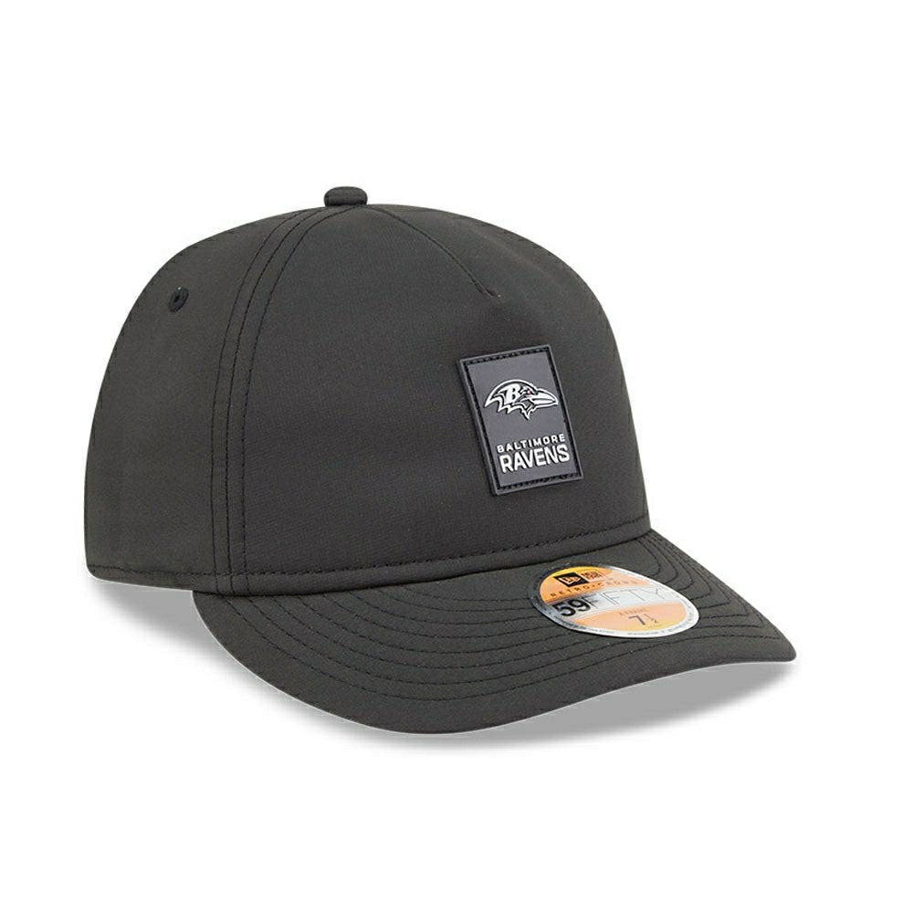 Baltimore Ravens 2025 NFL On-Field Sideline 59FIFTY A-Frame Fitted Cap Black Classic