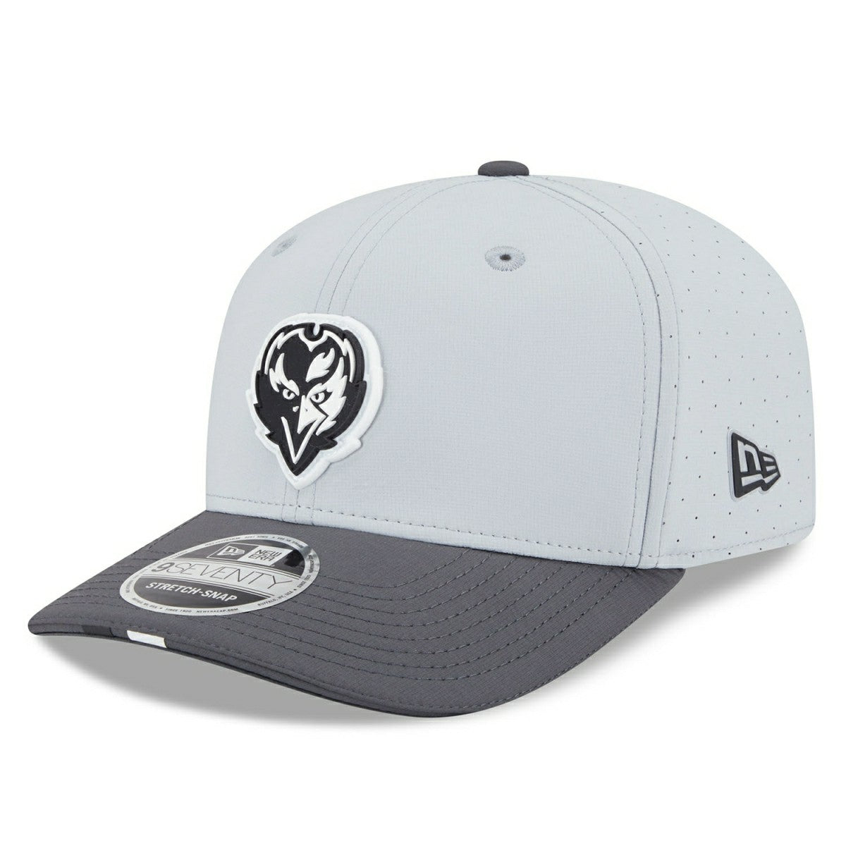 Baltimore Ravens 2025 NFL Training Camp New Era  9SEVENTY Stretch-Snap Cap CW Gray Fashion