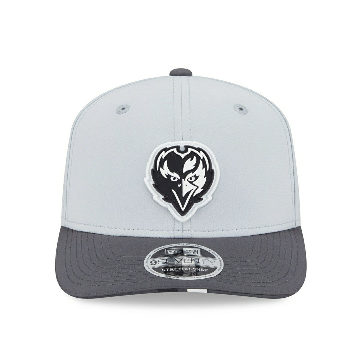 Baltimore Ravens 2025 NFL Training Camp New Era  9SEVENTY Stretch-Snap Cap CW Gray Fashion