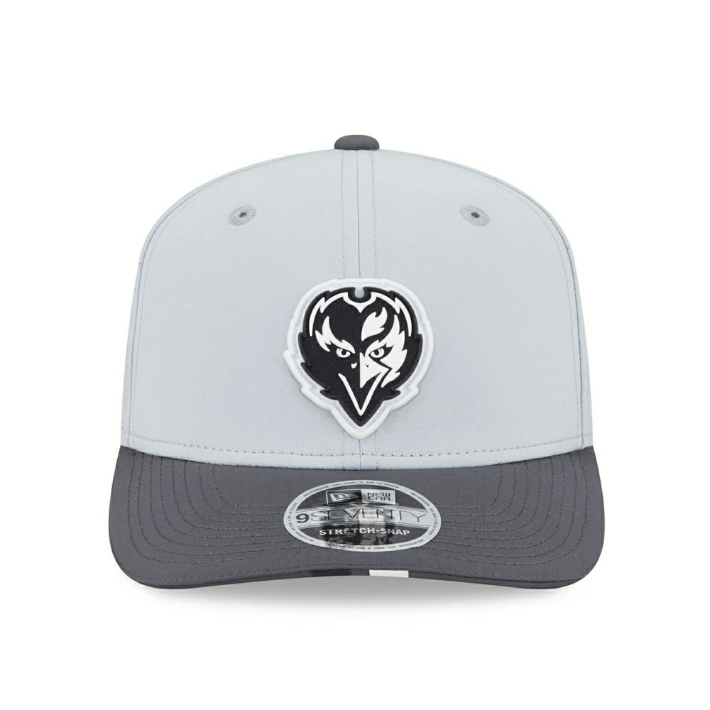Baltimore Ravens 2025 NFL Training Camp New Era  9SEVENTY Stretch-Snap Cap CW Gray Fashion