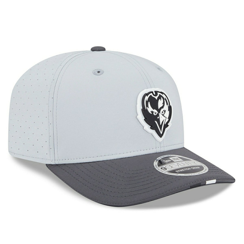 Baltimore Ravens 2025 NFL Training Camp New Era  9SEVENTY Stretch-Snap Cap CW Gray Fashion