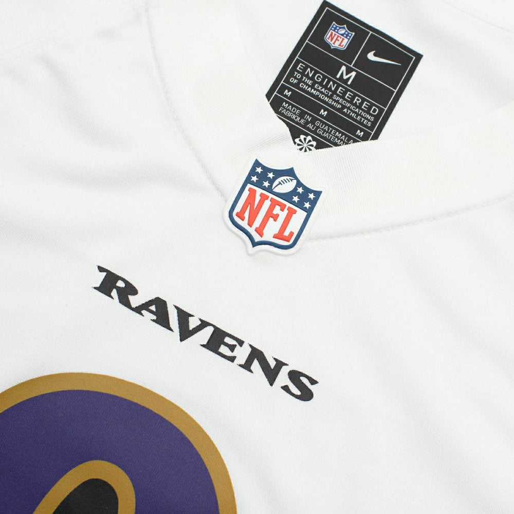 Lamar Jackson #8 Baltimore Ravens Nike Game NFL Jersey White Lifestyle