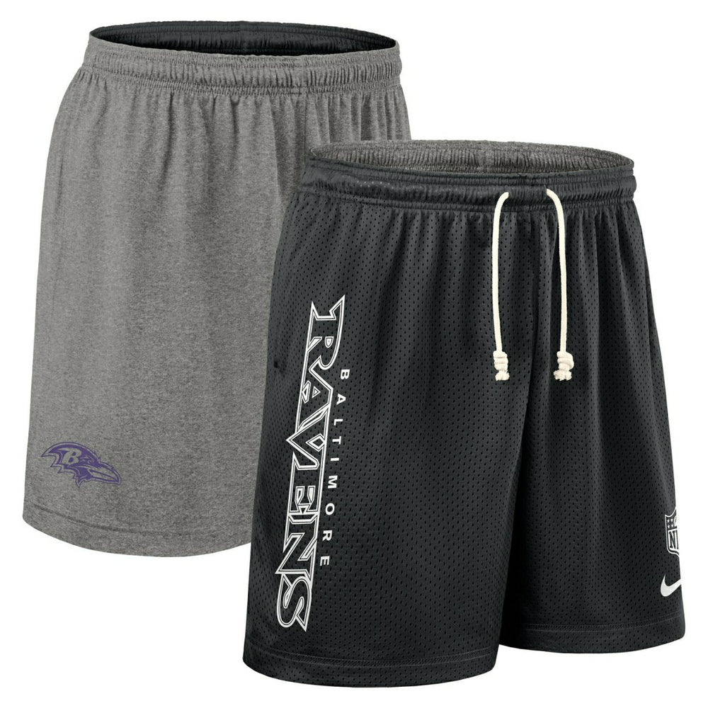 Baltimore Ravens 2025 NFL Sideline Reversible Mesh Nike Dri-FIT Shorts Black Taass sale