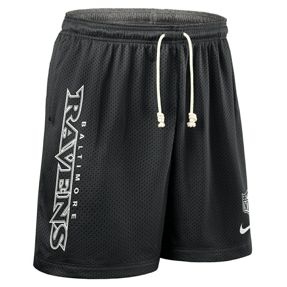 Baltimore Ravens 2025 NFL Sideline Reversible Mesh Nike Dri-FIT Shorts Black Taass sale