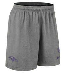 Baltimore Ravens 2025 NFL Sideline Reversible Mesh Nike Dri-FIT Shorts Black Taass sale