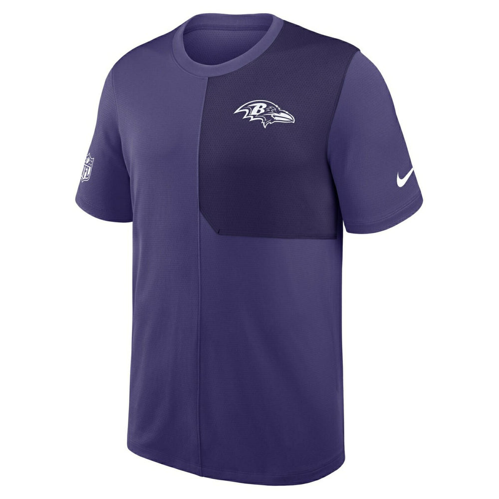 Baltimore Ravens 2025 NFL Sideline Nike Dri-FIT Coach UV Top Purple Taass for sale