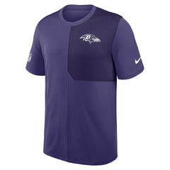 Baltimore Ravens 2025 NFL Sideline Nike Dri-FIT Coach UV Top Purple Taass for sale