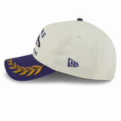 Baltimore Ravens 2025 NFL Draft 9TWENTY A-Frame Adjustable Cap Cream Fashion