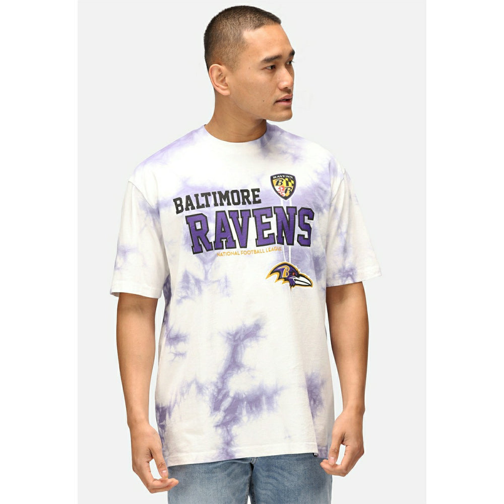 Baltimore Ravens Tie-Dye Recovered Relaxed NFL T-Shirt Taass US