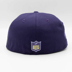 Baltimore Ravens 10th Anniversary New Era 59FIFTY Fitted NFL Cap Purple Taass US