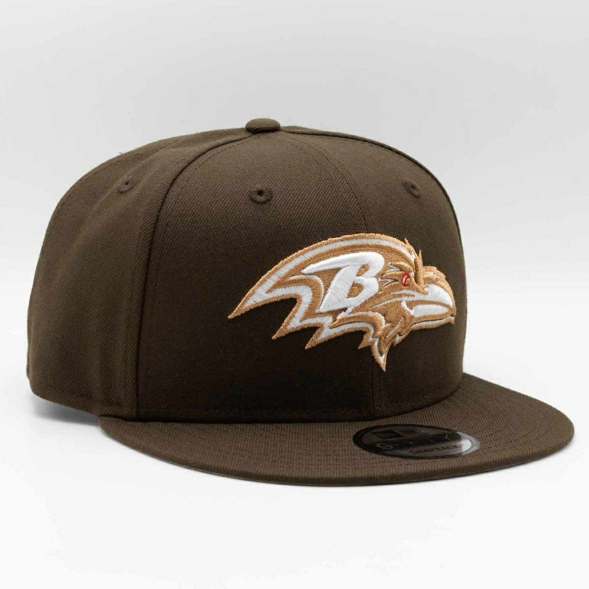 Baltimore Ravens Walnut New Era 9FIFTY Snapback NFL Cap Brown Classic