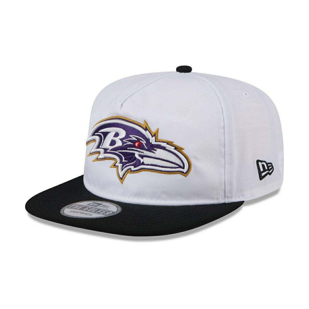 Baltimore Ravens 2024 NFL Training Camp New Era Golfer Snapback Cap White Fashion