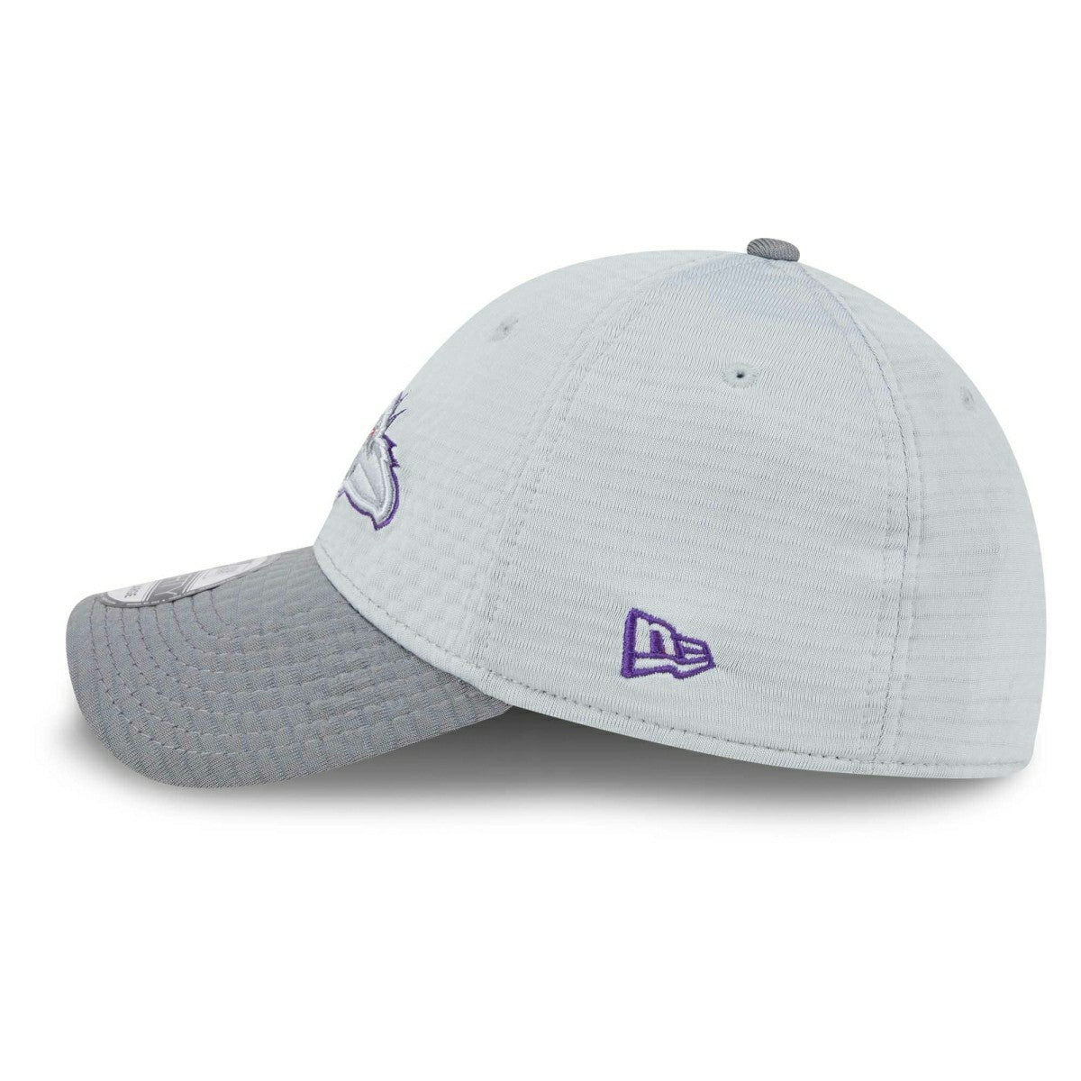 Baltimore Ravens 2024 NFL Training Camp New Era 39THIRTY Flex Cap Gray Lifestyle