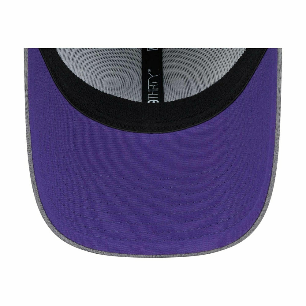 Baltimore Ravens 2024 NFL Training Camp New Era 39THIRTY Flex Cap Gray Lifestyle