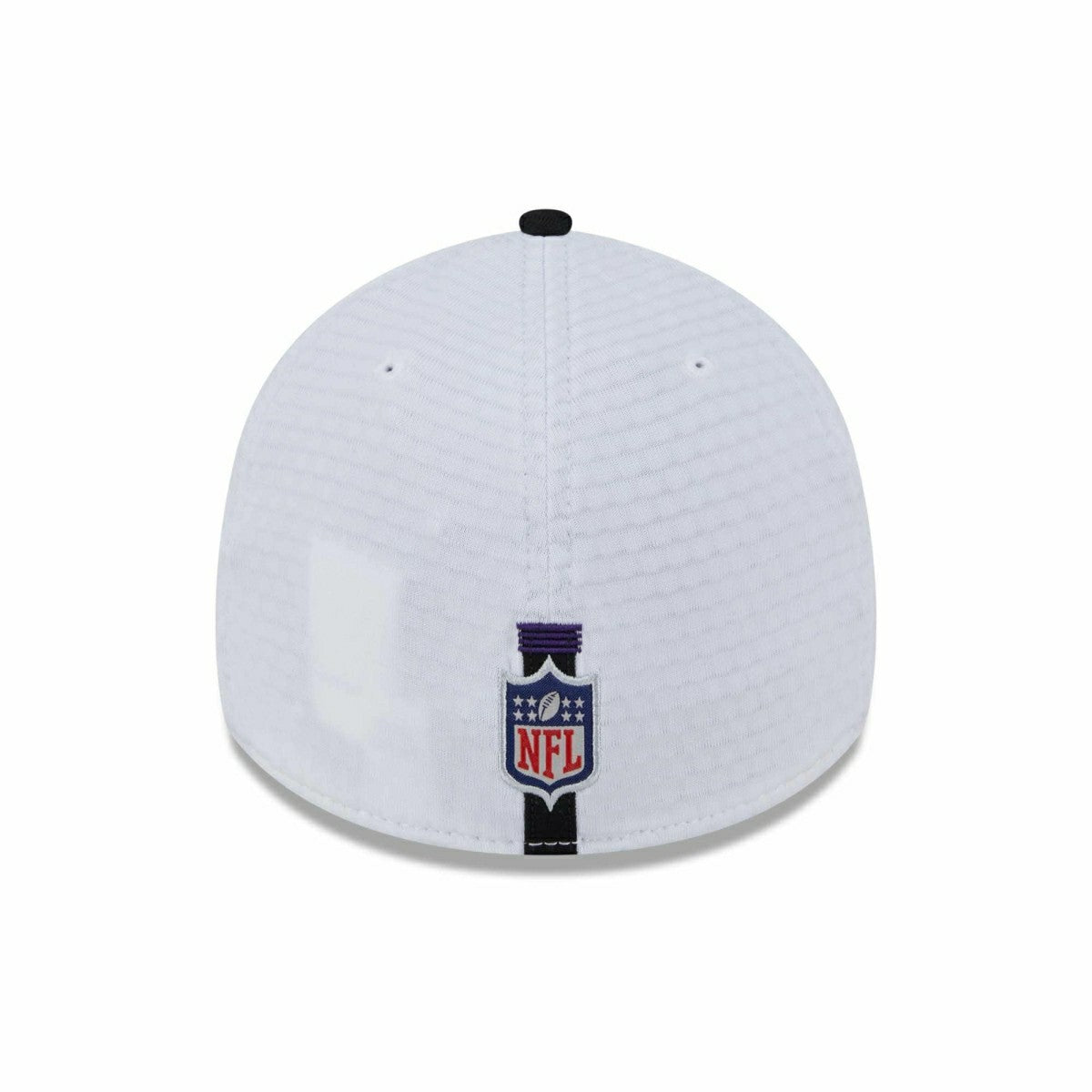Baltimore Ravens 2024 NFL Training Camp New Era 39THIRTY Flex Cap White Taass sale