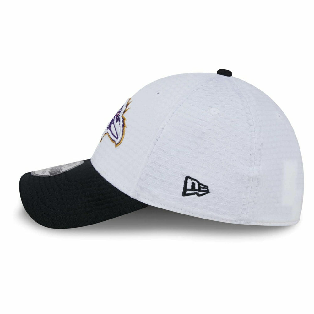 Baltimore Ravens 2024 NFL Training Camp New Era 39THIRTY Flex Cap White Taass sale