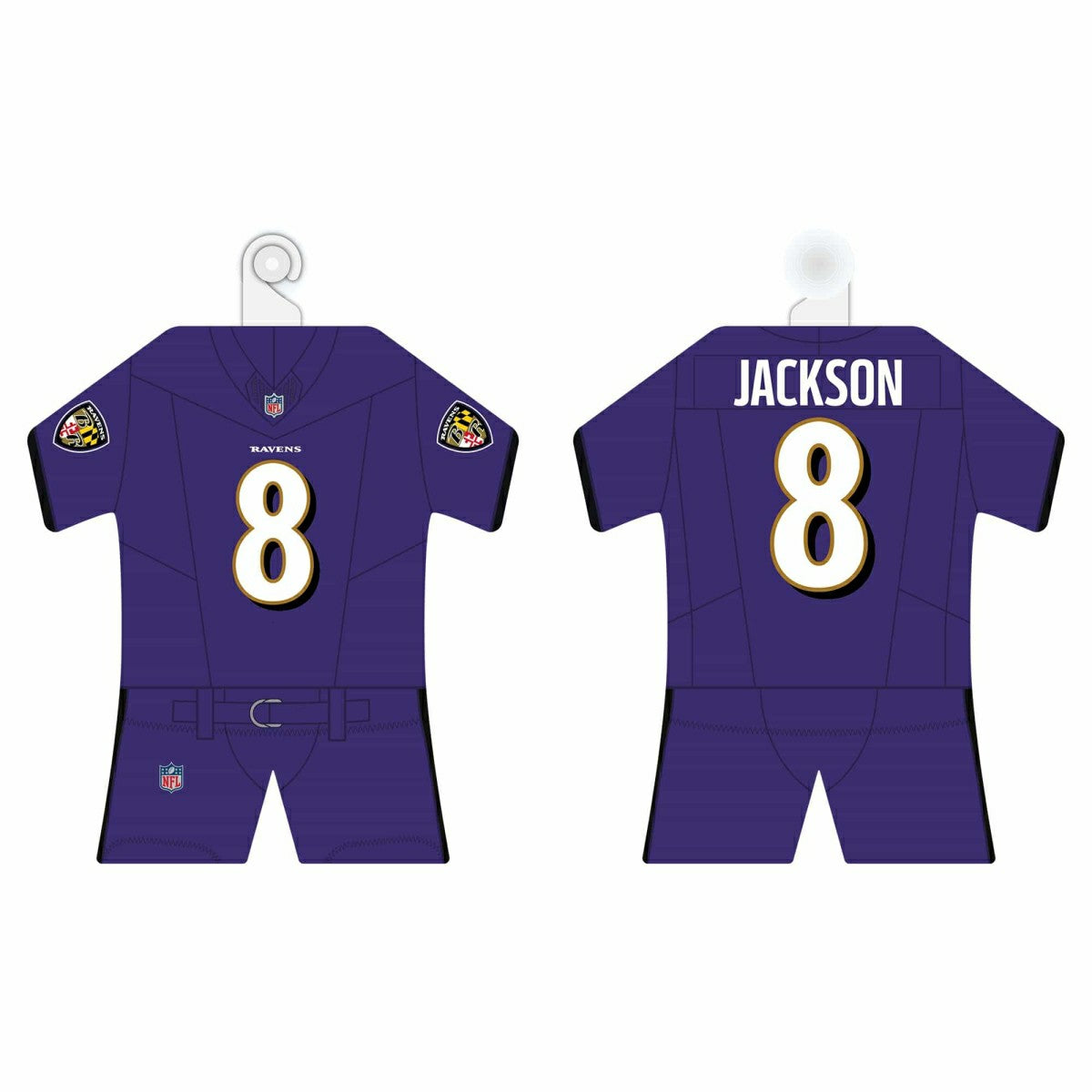 Lamar Jackson Baltimore Ravens NFL Mini Car Jersey Kit Taass US