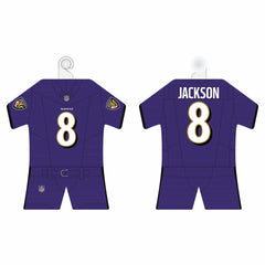 Lamar Jackson Baltimore Ravens NFL Mini Car Jersey Kit Taass US