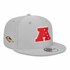 Baltimore Ravens AFC 2024 Pro Bowl New Era 9FIFTY Snapback NFL Cap Gray Fashion