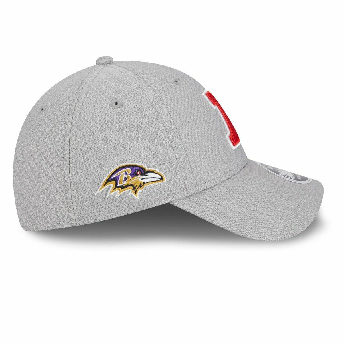 Baltimore Ravens AFC 2024 Pro Bowl New Era Stretch-Snap 9FORTY NFL Cap Gray Lifestyle