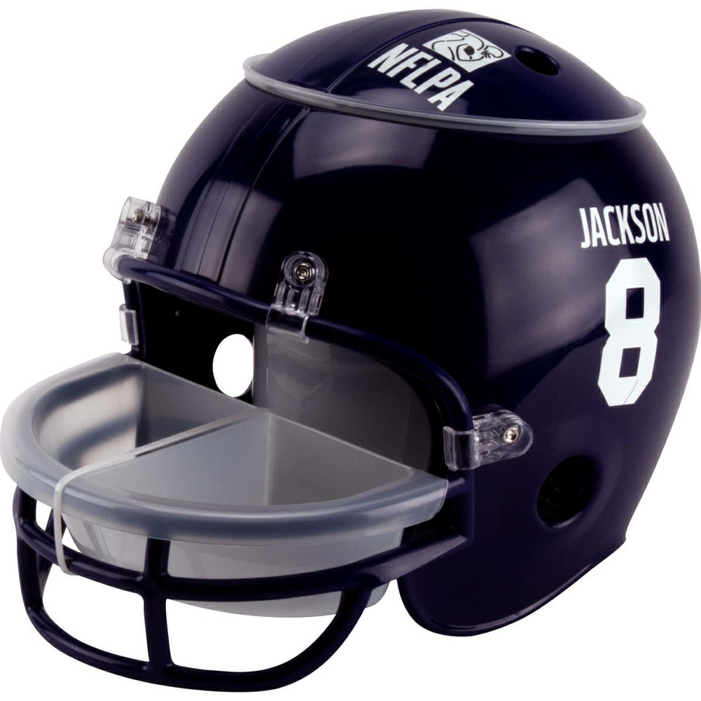Lamar Jackson #8 Baltimore Ravens NFLPA Snack Helmet (incl. Team Sticker-Set) Taass sale