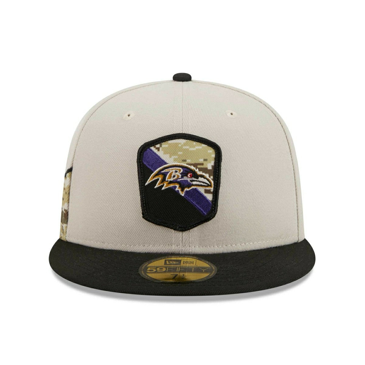 Baltimore Ravens 2023 NFL Salute to Service New Era 59FIFTY Fitted Cap Lifestyle
