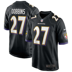 J.K. Dobbins #27 Baltimore Ravens Nike Game NFL Jersey Alternate Schwarz Taass sale