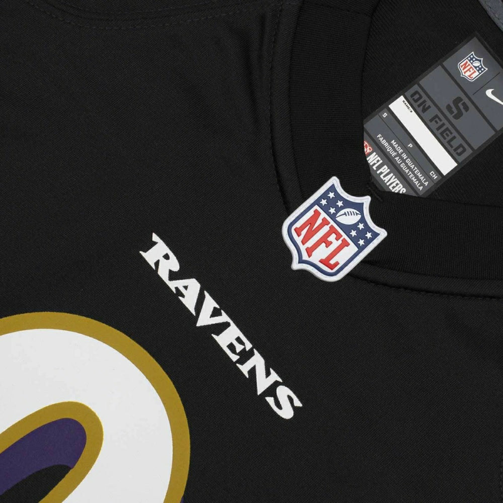 Lamar Jackson #8 Baltimore Ravens Nike Game NFL Football Jersey Black Taass for sale