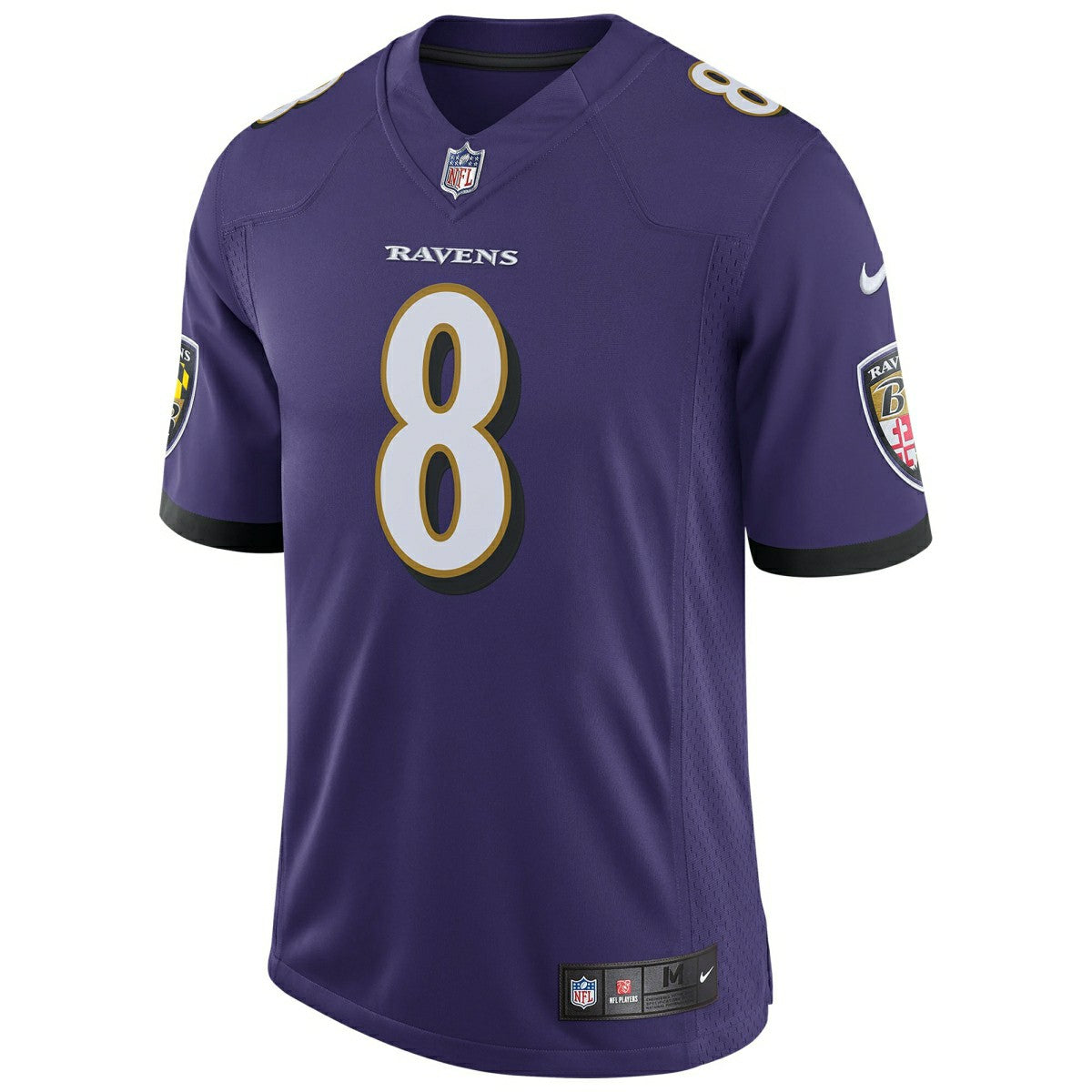 Lamar Jackson #8 Baltimore Ravens Nike Speed Machine Limited NFL Jersey Purple Classic