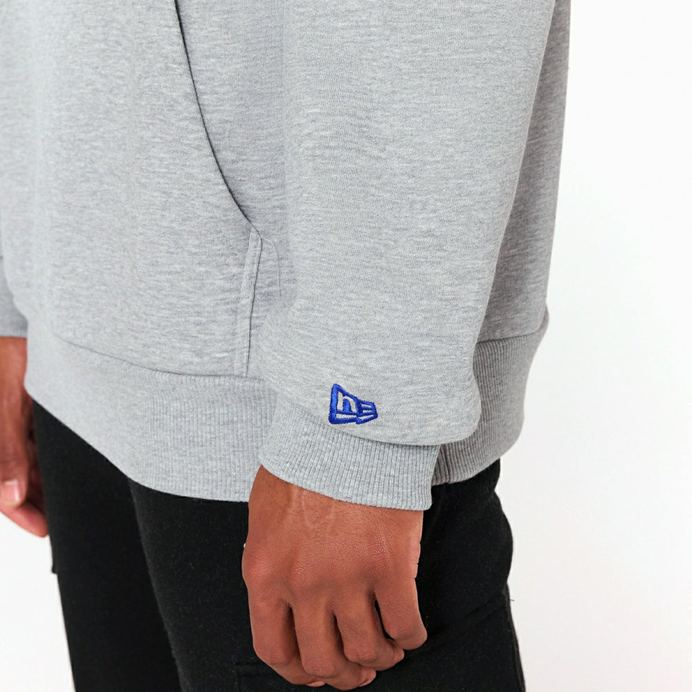 Buffalo Bills Logo Hoodie NFL Sweatshirt Grey Fashion