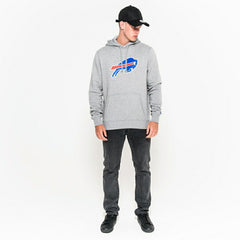Buffalo Bills Logo Hoodie NFL Sweatshirt Grey Fashion