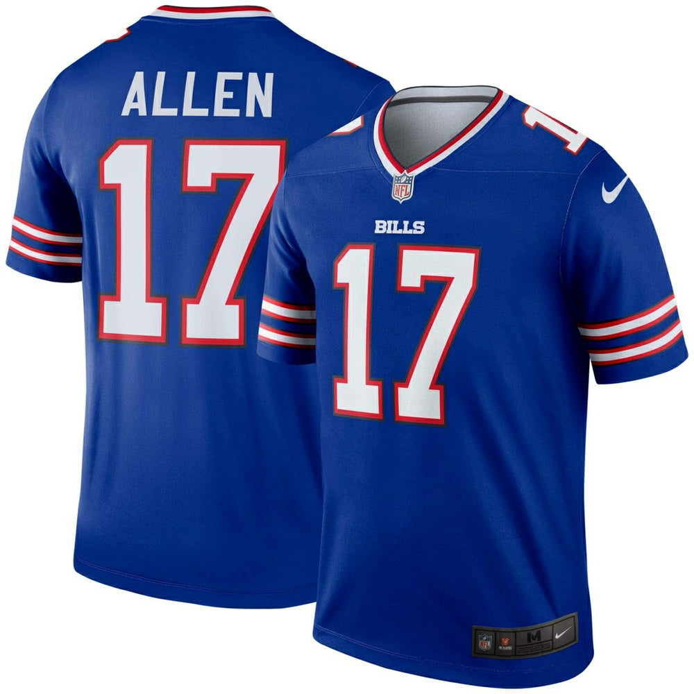 Josh Allen #17 Buffalo Bills Nike Legend NFL Football Jersey Blue Taass for sale
