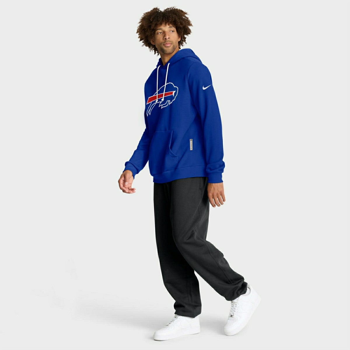 Buffalo Bills 2025 NFL Sideline Standard Issue Hoodie Blue Taass sale