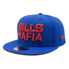 Buffalo Bills "BILLS MAFIA" New Era 9FIFTY Snapback NFL Cap Blue Lifestyle