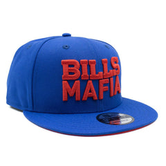 Buffalo Bills "BILLS MAFIA" New Era 9FIFTY Snapback NFL Cap Blue Lifestyle