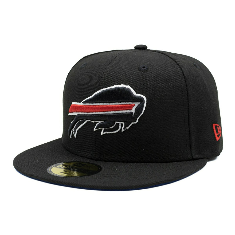 Buffalo Bills 60th Anniversary New Era 59FIFTY Fitted NFL Cap Black Taass sale